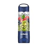 nutribullet Portable, Smoothie Maker to go, 475 ml BPA-freier Becher, kabellos, wiederaufladbar für...