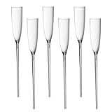 Schwimmende Weingläser – 6 x Poolside Drinkware Acryl Sektflaster, wasserdichte Sektgläser |...