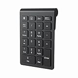cimetech Bluetooth Numpad- kabellos ziffernblock mit 22 Tasten -10 Multifunktionstasten...