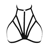 Sexy Body Lingerie, Erotische Dessous Büstenhalter Käfig Damen Ungepolstert Bralette Neckholder...