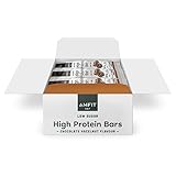 Amazon-Marke: Amfit Nutrition Zuckerarme & Proteinreiche Riegel - Schoko-Haselnuss-Geschmack, 720 g,...