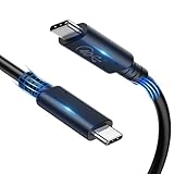 BHHB Thunderbolt 4 Kabel 200cm, USB C auf USB C, Unterstützt 100W Superschnelles Laden und Rapide...