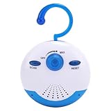 Fpreeza Wasserdichtes Duschradio, Tragbares Mini-FM-Radio mit Eingebautem Lautsprecher für...