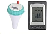 WaiDXn Pool-Thermometer, Thermometer Schwimmbad, drahtlose Fernbedienung mit digitaler...