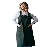 Bunny Street No Ties Schürze – Baumwolle Pinafore Schürze – Premium-Qualität japanische...