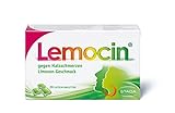 Lemocin Halsschmerztabletten - Lutschtabletten mit Limonengeschmack für Erwachsene und Kinder ab 5...