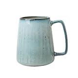Kaffeetasse Keramik Groß,20 OZ/600 ml Jumbotasse,Große Hand, Leicht Zu Greifen,Geeignet Für...