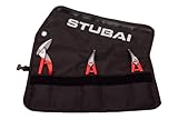 STUBAI Mini-Scheren-Set | Rolltasche, 3-teilig | nicht - isoliert | rechte & linke Blechschere |...