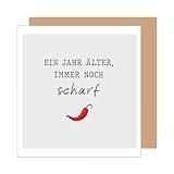 Edition Seidel Premium quadratische Geburtstagskarte mit Umschlag. Glückwunschkarte Billet Karte...