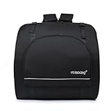REIJAX Rucksack Akkordeontasche aus Oxford-Stoff für Akkordeon, Gepolsterte Akkordeon Koffer Gigbag...