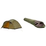 Grand Canyon Topeka 3 - Kuppelzelt für 3 Personen & Fairbanks 190 Mumienschlafsack - Premium...
