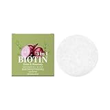 3-in-1 Feste Shampoo Seife Natürliche Haarpflege für Volumen Glanz Vegan und Plastikfrei...
