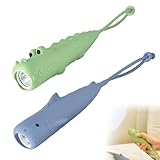 BAIFULAI 2 Stück Aufladbar Taschenlampe Kinder Silizium: Dimmbar Kindertaschenlampe mit Nette Tier...