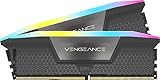 CORSAIR VENGEANCE RGB DDR5 RAM 32GB (2x16GB) 6000MHz CL30-36-36-76 1.40V AMD EXPO Intel XMP 3.0...
