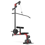 Marbo Sport Latzug mit Sitzfläche und Fußstütze Latzug-Station LAT-Machine MH-W102 2.0 | Made in...