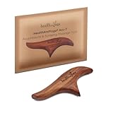 HealthAndYoga Reflexzonenwerkzeuge - ACU-T Dreieck Holz Massage Werkzeug - Muskelknotenentferner,...