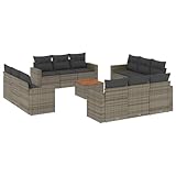 QJBSAVVA Sofagarnituren Gartenlounge Set Garden Furniture Sets Gartensofa - 13-TLG....