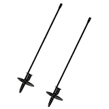 Einfache Schwarze Wandkerzenhalter Set Von 2 Metallwandleuchter Die Kerzenhänge Für Elegante...