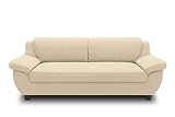 DOMO. collection Panama 3 Sitzer, Sofa, 3er Couch, Garnitur, 3-2-1, beige, 207 cm