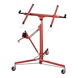 Wiltec XXL Plattenheber bis max. 68 kg, Höhe 140-350 cm, max. Breite 2,90 m, Trockenbau...