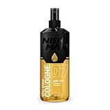 NISHMAN Aftershave Cologne 07 - Gold One 400ml – Erfrischende Sprüh-Lotion für Herren – Duft...