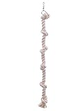Nobby Cage Toy, Kletterseil Baumwolle weiß L: 100 cm; Ø 25 mm; 6 Knoten