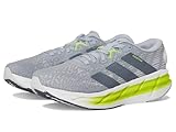 adidas Herren Adistar 4 Laufschuhe Sneaker, Halo Silver Onix Solar Slime, 42 EU