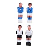PRETYZOOM 4 Stück Teiliges Tischfußball Ersatzspieler Robuste Kickerfiguren aus...