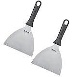Westmark 2 Profi-Schaber/Grill-Spachtel, Gerade, Starr, Geschlossen, Klingenmaß: 15 x 13 cm,...