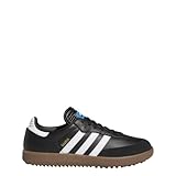adidas Samba Golf-Sneaker für Herren, Schwarz, Schwarz / Weiß, 46 EU