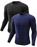 CL convallaria 2er Stück Thermounterwäsche Unterhemd Herren Thermo Oberteil Innenfleece...
