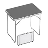 WOLTU Campingtisch Klapptisch Reisetisch mit Griff, 70x50x60cm(LxBxH) zusammenklappbar Gartentisch...