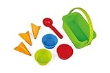 Hape E4057 - Eisdiele-Förmchen, Strandspielzeug/Sandspielzeug, mehrfarbig, 18.5 x 6.1 x 34.5 cm