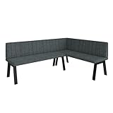 Eckbank Akiko Metal A - Eckbankgruppe für Ihrem Esszimmer, Küche modern, Sitzecke, Essecke....