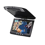 9 Zoll Autodachmonitor LCD Flip Down Bildschirm Overhead Multimedia Video Deckendachhalterung...