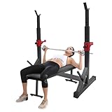 KANBCNG Squat Stand Hantelständer Verstellbare Gewichtheben Hantelablage Belastbarkeit 249.5kg...