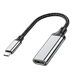 Qsvbeeqj USB C Anzeigeadapter Konverterkabel 4K@30Hz Aluminiumgehäuse Für Projektoren Fernseher...
