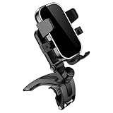 Uqezagpa 360 Grad drehbare Handyhalterung Armaturenbrett-Halterung Auto Handyhalter Stoßfest Clip...