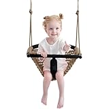 Babyschaukel,Kinderschaukel mit Verstellbaren Seilen,für Kinder Heavy Duty Seilspiel Sicher Kinder...