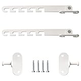 Houdao 2 Stück 18cm Fensterfeststeller Kippfensterschutz mit Schrauben Metall Fenster Kipp Regler...