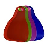 Schneeschlitten für Kinder: Tragbarer Klappschlitten mit verstärktem Boden, Rückenlehne mit...