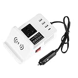 Koolenry Kfz-Inverter Spannungswandler für Laptop-Ladegerät Auto-Ladegerät Kfz-Inverter