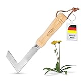 ECENCE Fugenkratzer, Unkrautstecher Edelstahl, Fugenmesser zum Entfernen von Moos & Unkraut,...
