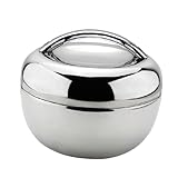 TOYANDONA Edelstahl Lunchbox Apfelform Wärmespeicher Brotdose mit Fächern Isolierbehälter für...