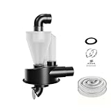 2,5'/63.5mm Zyklon Staubabscheider mit Doppelter Filterung – Upgrade Industrie-Staubabscheider...