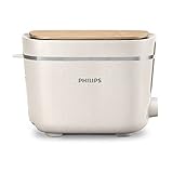 Philips HD2640/10 Conscious Collection Toaster, biologischer, 100% recycelter Kunststoff, 8...