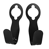 Abaodam 2 Stück Metall Gartenschlauchhalter mit Teleskop Haken Wandmontage Wetterfester...