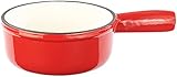 Rosenstein & Söhne Rechaud: Käsefondue-Topf aus Gusseisen, 16 cm (Fonduepfanne, Fondue Gusseisen,...