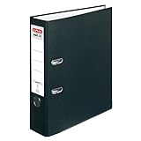 Herlitz 5480801 Ordner maX.file protect A4 (8 cm mit Einsteckrückenschild) schwarz