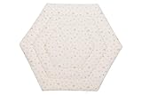 Fillikid Einlage Laufstall 6-eckig Exklusiv | Krabbeldecke Laufgitter 124 cm | Schutzeinlage...
